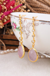 Rose Quartz Earrings